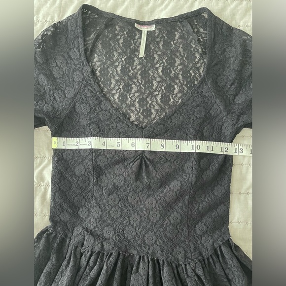 NWOT Black Free People Lace Slip Dress - Picture 10 of 10
